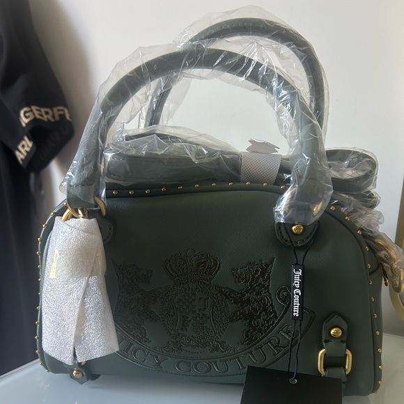 Juicy Couture UK Mini Green “Thyme” twig Scottie dog bowling bag - Picture 13 of 13